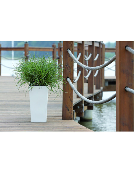 Doniczka donica skrzynka na kwiaty Uran 32,5 cm - antracytowa