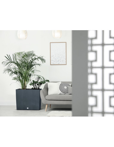 Donica wysoka skrzynka na kwiaty Ratio 58 cm - mocca