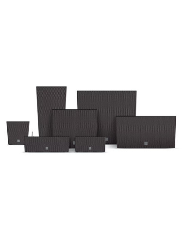 Donica wysoka skrzynka na kwiaty Ratio 58 cm - mocca