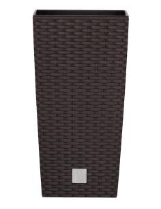 Donica wysoka z wkładem Ratio - umbra (brązowa)