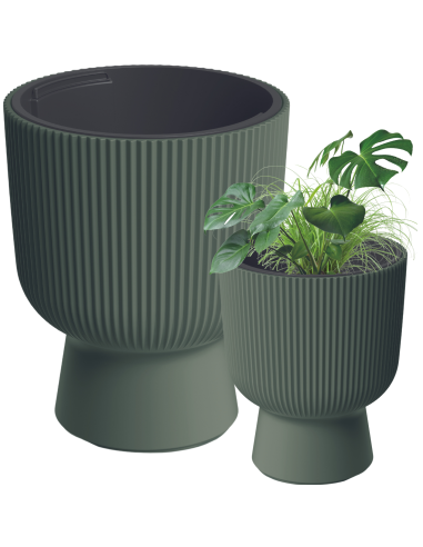 Doniczka Molly 23,9 cm - zielona pinia