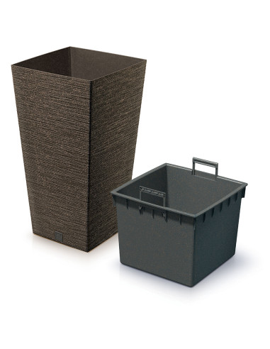 Wysoka doniczka Forum  66 cm - kawa