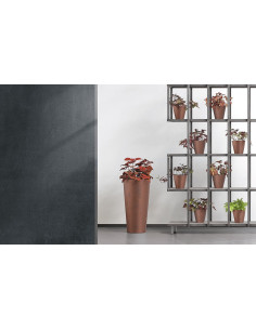 Doniczka tuba 30 cm  - stal kortenowska 2