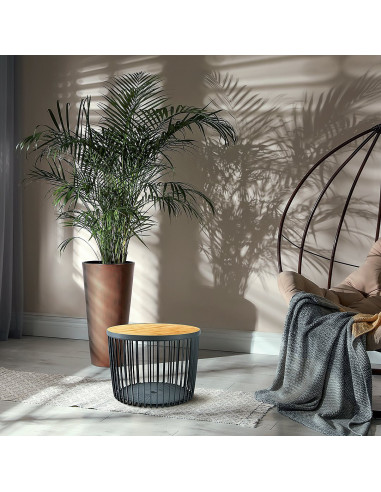 Doniczka tuba 20 CM  - stal kortenowska