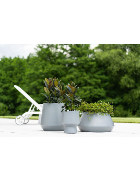 Doniczka z wkładem Hera 30 cm - antracyt