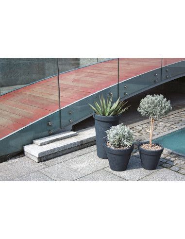 Wysoka klasyczna doniczka 63 CM  - cegła