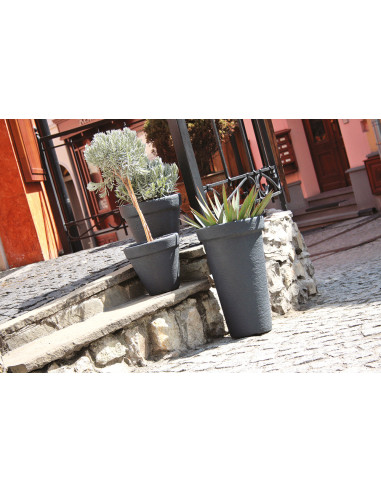 Wysoka klasyczna doniczka 63 CM  - cegła