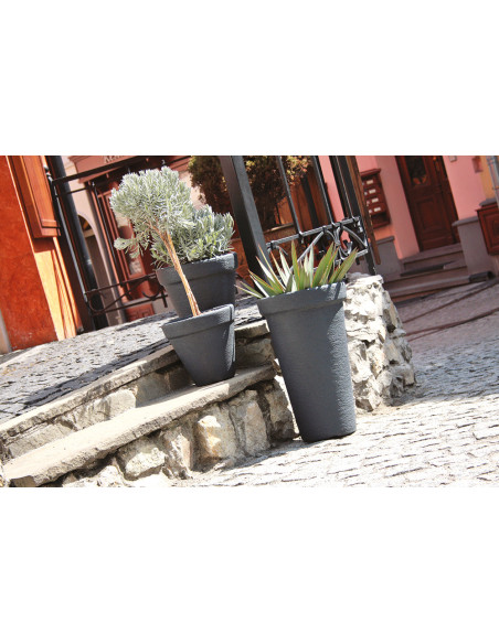 Wysoka klasyczna doniczka 63 CM  - cegła