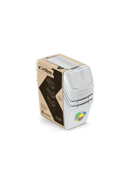SORTIVO TOP 20 SET 3 3 × 20 l popielaty | LEVANTO PRO