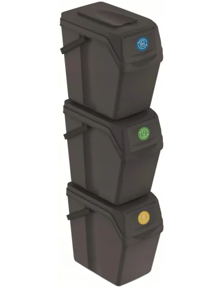 SORTIVO TOP 20 SET 3 3 × 20 l szary kamienny | LEVANTO PRO