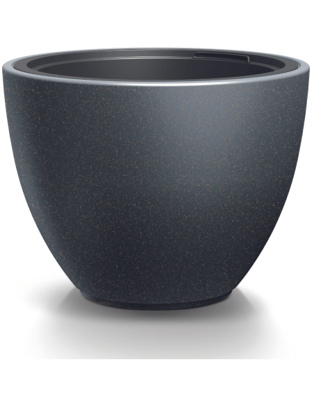 Donica duża mrozoodporna okrągła Hera 57 cm - antracyt