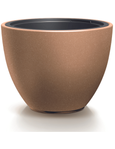 Donica duża mrozoodporna okrągła Hera 57 cm - kolor wood