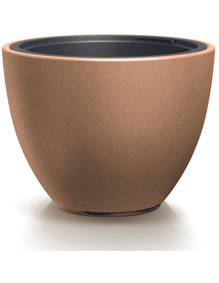 Donica duża mrozoodporna okrągła Hera 57 cm - kolor wood