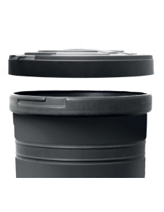 Pojemnik na deszczówkę 210 L zbiornik na wodę - czarny 2