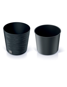 Doniczka okrągła Forum 25 cm - antracyt 2