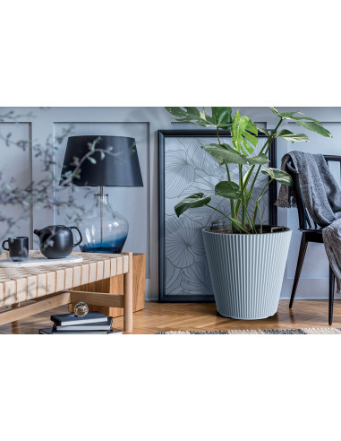 Doniczka okrągła Molly 39 cm - antracyt