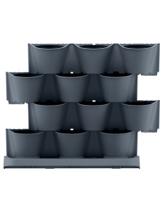 Zielona ściana - zestaw doniczek wertykalnych z możliwością łączenia 2