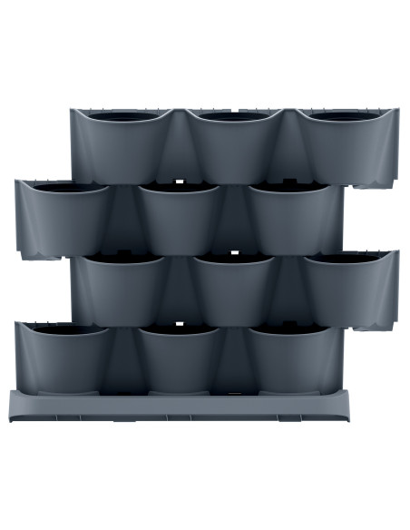 Zielona ściana - zestaw doniczek wertykalnych z możliwością łączenia