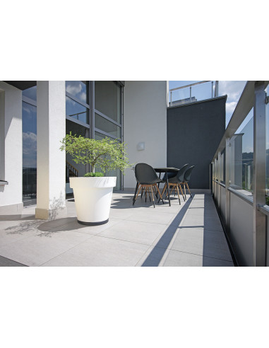 Doniczka okrągła Lexi 99,5 cm - biała