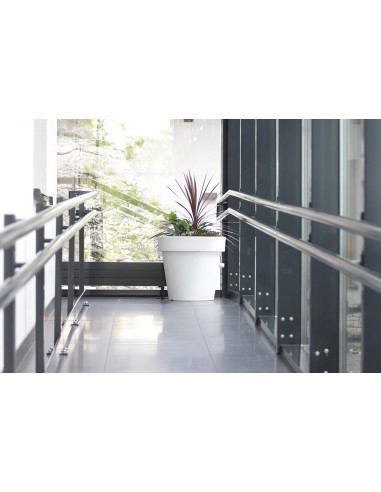 Doniczka  okrągła Lexi 80 cm - biała