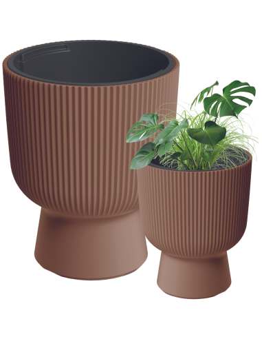 Doniczka Molly 29,8 cm - rustykalna cegła