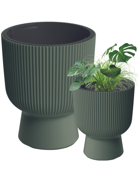 Doniczka Molly 29,8 cm - zielona pinia