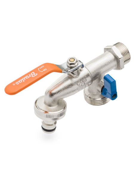 Kran kulowy zawór czerpalny ogrodowy podwójny