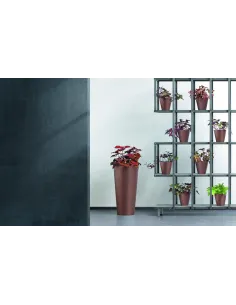 Wysoka doniczka tuba 76,2 cm - stal kortenowska 2