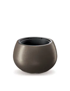 Doniczka Hera 43,6 cm  - kolor kawa (brązowy) czekoladowy brąz