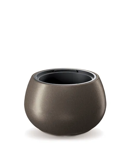 Doniczka Hera 43,6 cm  - kolor kawa (brązowy) czekoladowy brąz