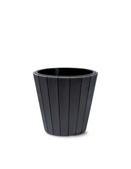 Doniczka Woody 48,8 cm - antracyt