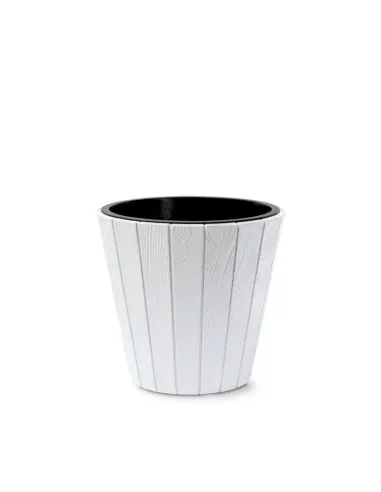 Doniczka Woody 48,8 cm - biała